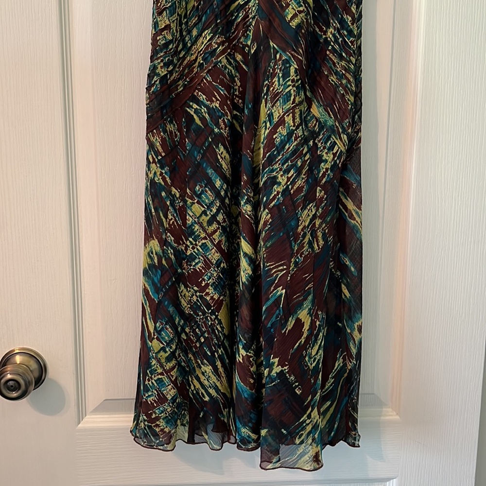 Jones New York Collection Beautiful Multi-Colored Dress Fully Lined Size 4P - Picture 3 of 8